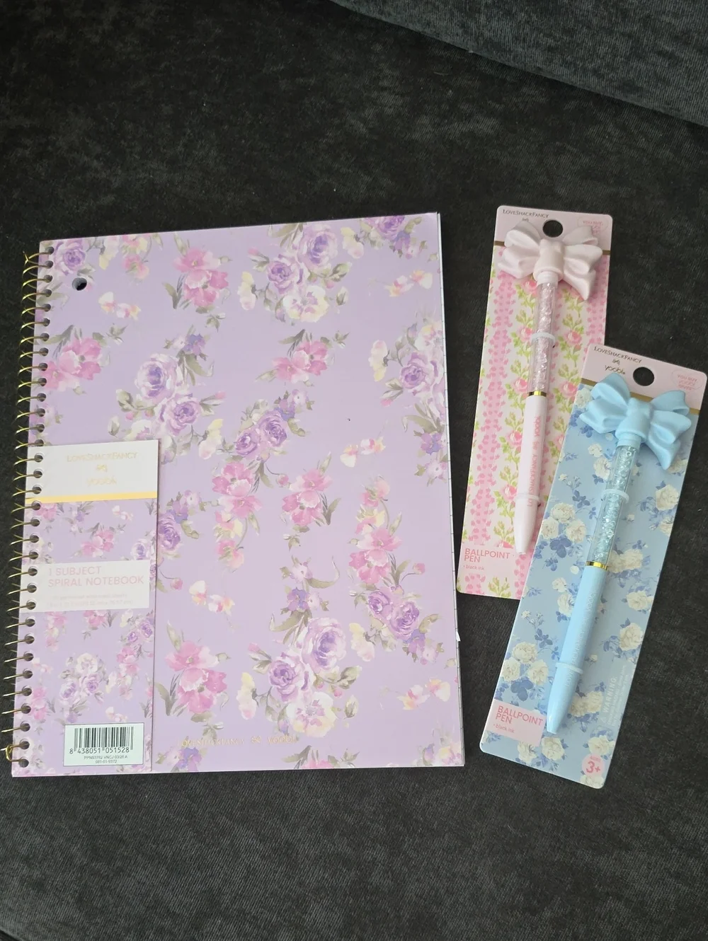 LoveShakeFancy Spiral Notebook And PENS